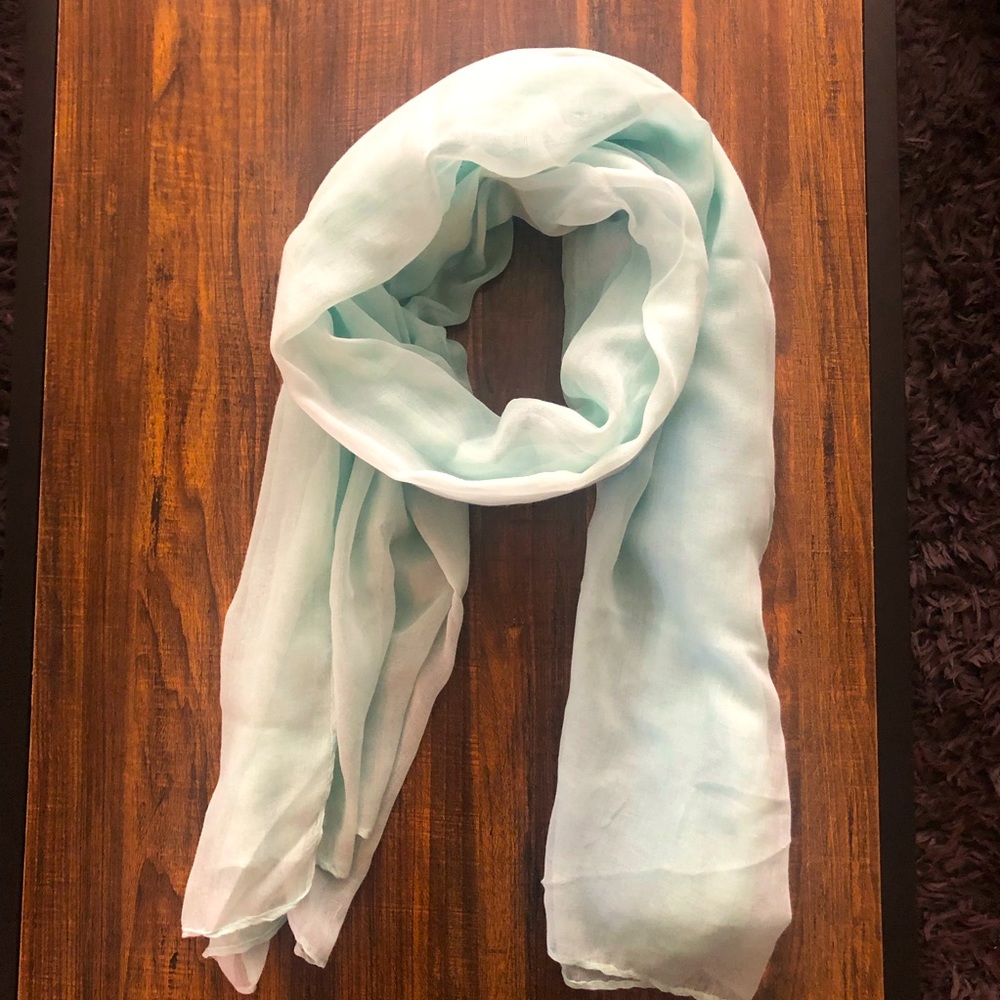 Lightweight Teal Scarf